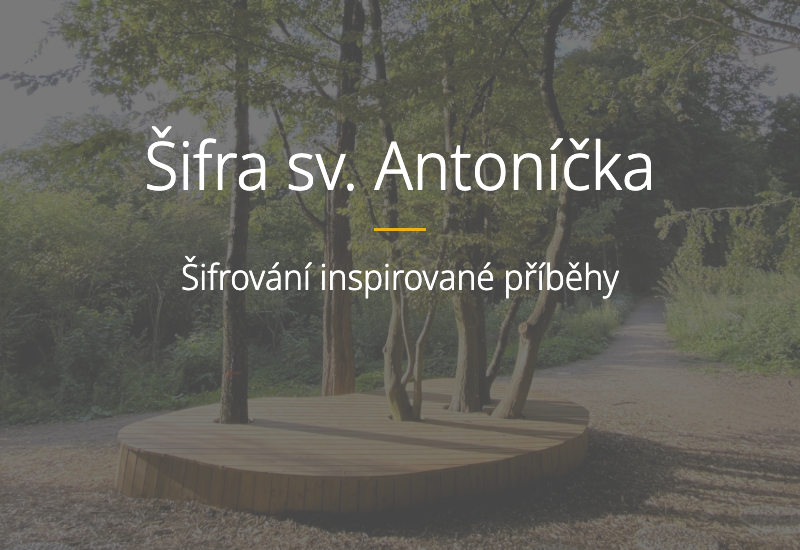 Otevření hry Šifra sv. Antoníčka